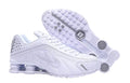 Men’s Nike Shox R4 shoes pure white/Silver